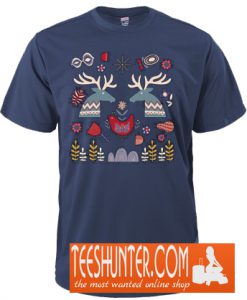 Reindeer And Flowers T-Shirt