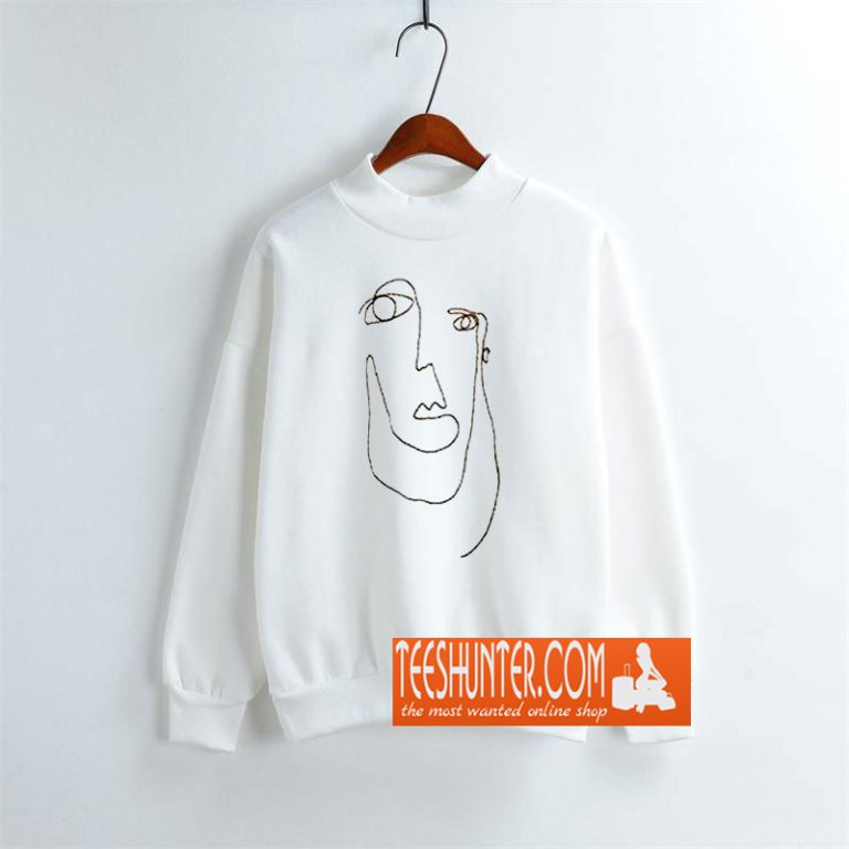 Picasso Face Sweatshirt