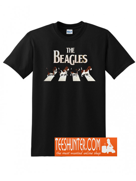 Lustig The Beagles Musik Parodie Baumwolle T-Shirt
