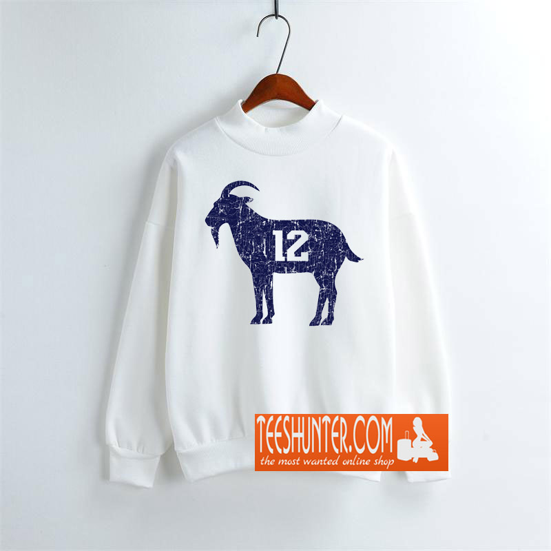 tb12 goat sweatshirt