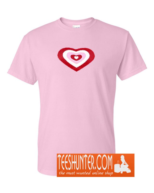 Pink Love Heart T-Shirt – teeshunter