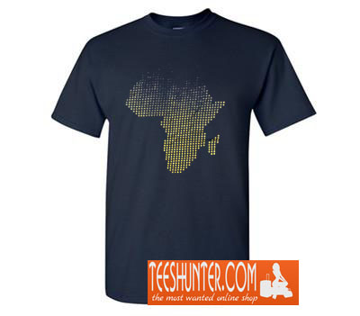 t shirt with african map