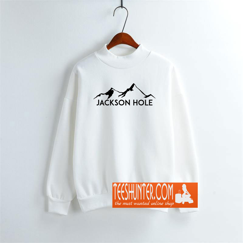 Skiing Jackson Hole Wyoming Sweatshirt