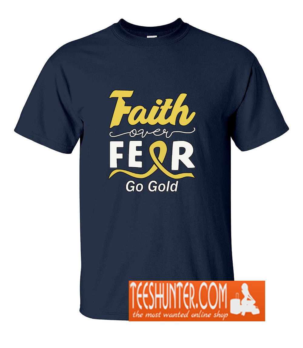 faith over fear tie dye shirt