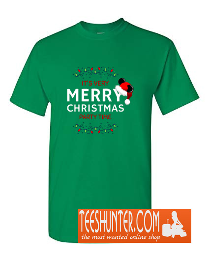 Very Merry Christmas Party Time T-Shirt