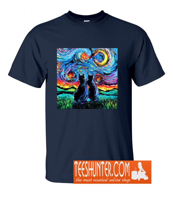 Van Gogh’s Cats T-Shirt – teeshunter