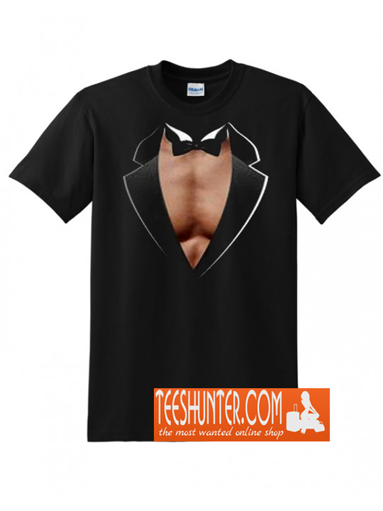 tuxedo open shirt