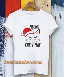 Meowy christmas T-shirt